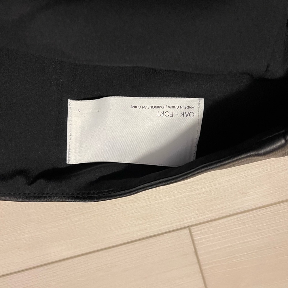 OAK + FORT Black Mini Skirt - Picture 2 of 2